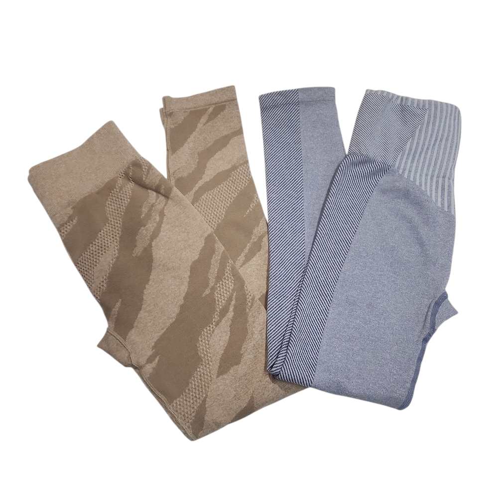 Prozis Tan and Light Blue Leggings Set